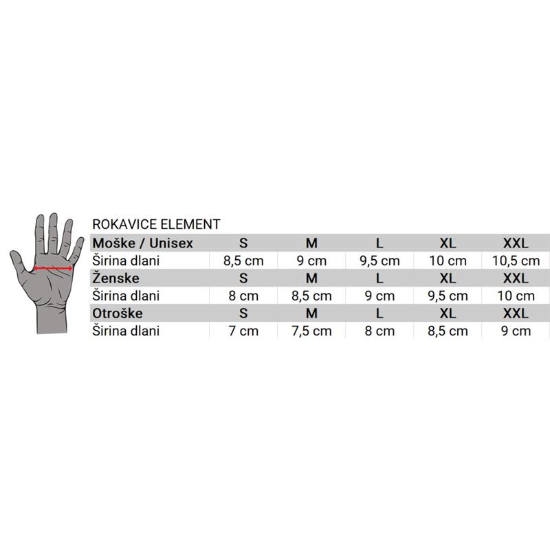 ROKAVICE ONEAL ELEMENT KID MODRE