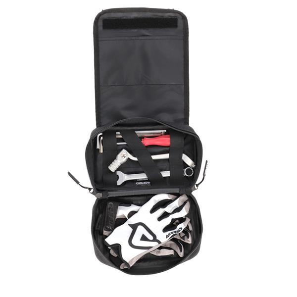 TORBICA ACERBIS REAR TOOLS BAG LOGO - ČRNA