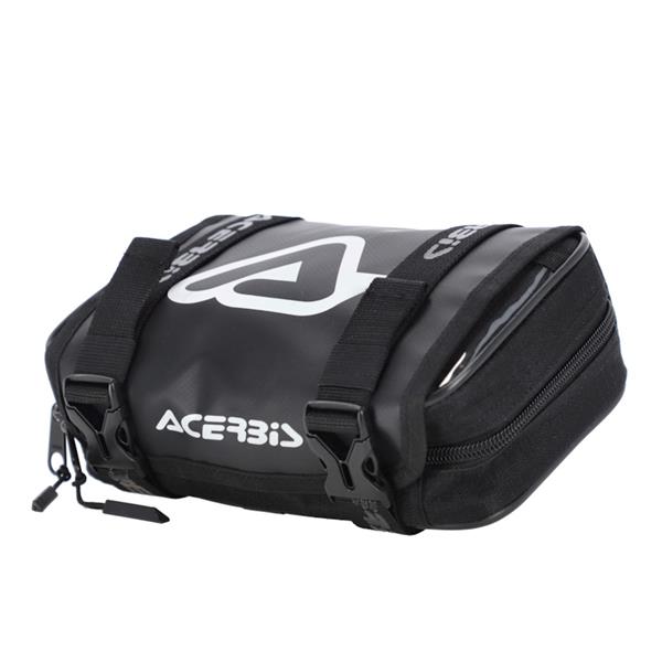 TORBICA ACERBIS REAR TOOLS BAG LOGO - ČRNA