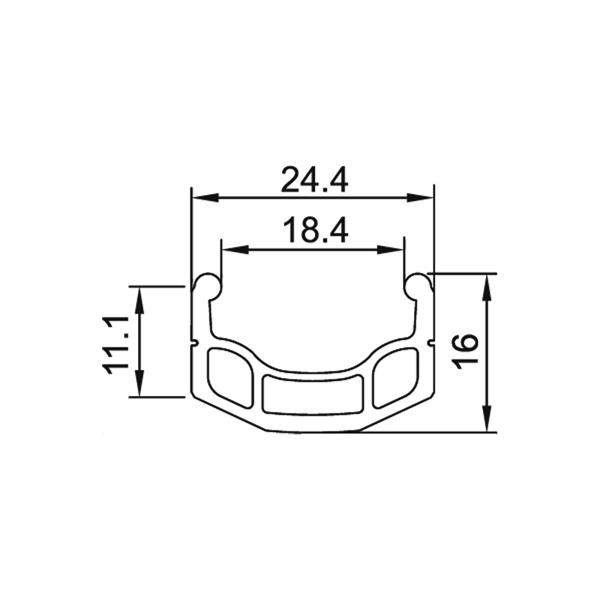 OBROČ ALEXRIMS DM18 28