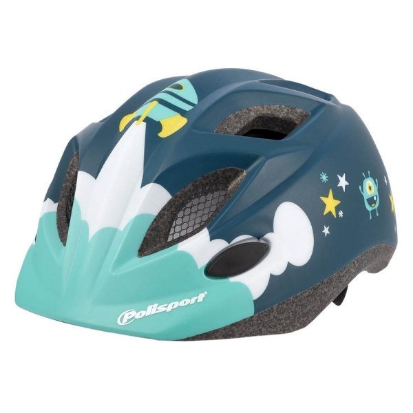 OTROŠKA ČELADA POLISPORT KIDS PREMIUM SPACE 48-52cm - MODRA